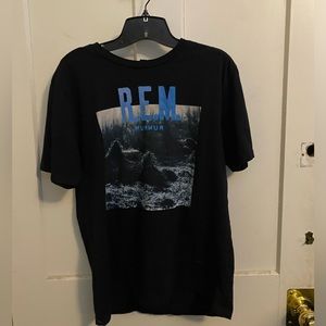 REM Murmur Black S/s TShirt Sz M